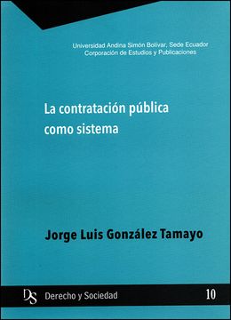 portada La contratación pública como sistema