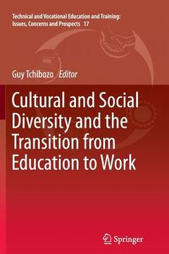 portada Cultural and Social Diversity and the Transition from Education to Work (en Inglés)