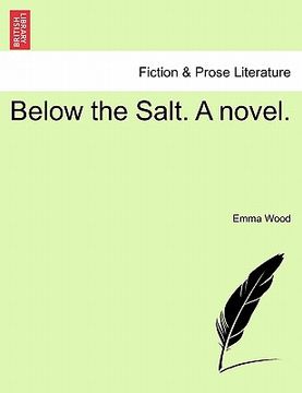 portada below the salt. a novel.