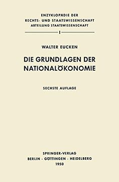 portada Die Grundlagen der Nationalökonomie