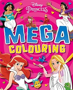 portada Disney Princess Mega Colouring Book (in English)