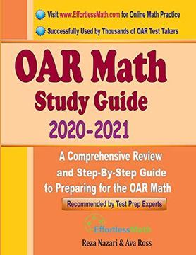 portada Oar Math Study Guide 2020 - 2021: A Comprehensive Review and Step-By-Step Guide to Preparing for the oar Math 