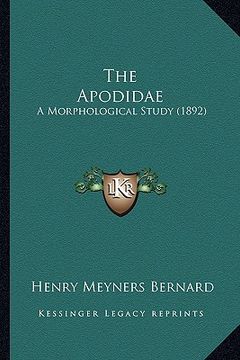 portada the apodidae: a morphological study (1892) (en Inglés)