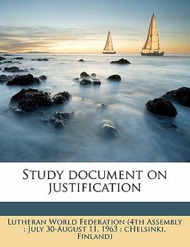 portada study document on justification (en Inglés)