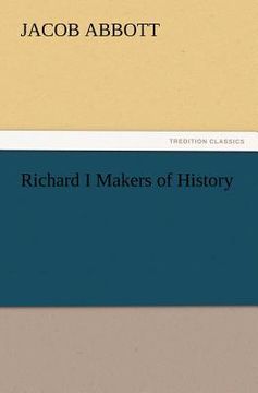 portada richard i makers of history (en Inglés)