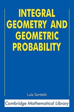 portada Integral Geometry and Geometric Probability 2nd Edition Paperback (Cambridge Mathematical Library) (en Inglés)