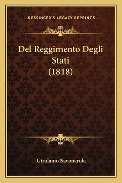 portada Del Reggimento Degli Stati (1818) (en Italiano)