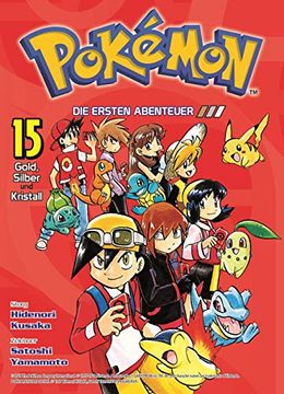 portada Pokémon - die Ersten Abenteuer bd. 15: Gold, Silber und Kristall (in German)