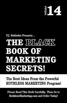 portada the black book of marketing secrets, vol. 14 (en Inglés)
