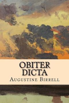 portada Obiter Dicta (en Inglés)