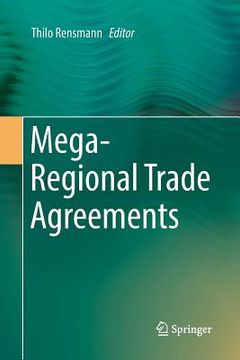 portada Mega-Regional Trade Agreements (en Inglés)