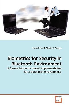 portada biometrics for security in bluetooth environment (en Inglés)