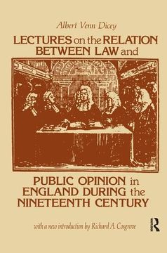 portada Lectures on the Relation Between Law and Public Opinion in England During the Nineteenth Century