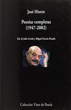 portada Poesías Completas (1947-2002): 996 (Visor de Poesía) (in Spanish)