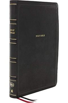 portada Nkjv, Deluxe Thinline Reference Bible, Leathersoft, Black, Thumb Indexed, red Letter, Comfort Print: Holy Bible, new King James Version 