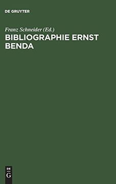portada Bibliographie Ernst Benda (en Alemán)
