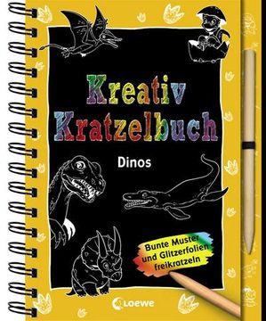 portada Kreativ-Kratzelbuch: Dinos (en Alemán)