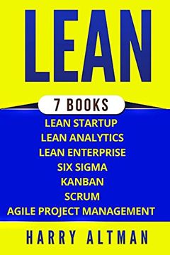 portada Lean: The Bible: 7 Manuscripts - Lean Startup, Lean six Sigma, Lean Analytics, Lean Enterprise, Kanban, Scrum, Agile Project Management (en Inglés)