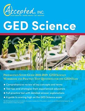 portada Ged Science Preparation Study Guide 2018-2019: Ged Science Workbook and Practice Test Questions for the ged Exam (en Inglés)