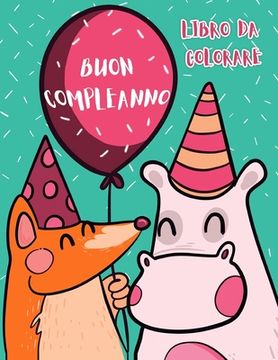 portada Buon Compleanno: libro da colorare (in Italian)