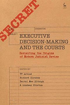 portada Executive Decision-Making and the Courts: Revisiting the Origins of Modern Judicial Review 