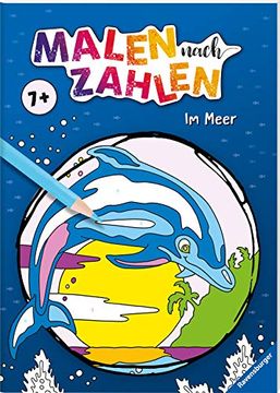 portada Ravensburger Malen Nach Zahlen ab 7 Jahren: Im Meer - 24 Motive - Malheft für Kinder - Nummerierte Ausmalfelder