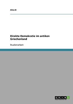 portada Direkte Demokratie im antiken Griechenland (German Edition)