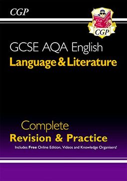 portada New Gcse English Language & Literature aqa Complete Revision & Practice - Inc. Online edn & Videos: Ideal for the 2023 and 2024 Exams (Cgp Gcse English)