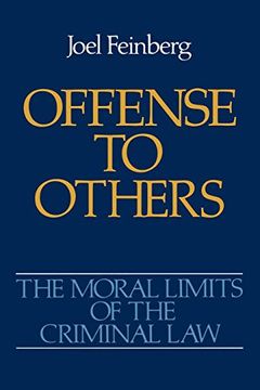portada The Moral Limits of the Criminal Law: Volume 2: Offense to Others: Offence to Others vol 2 (en Inglés)