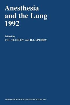 portada Anesthesia and the Lung 1992 (en Inglés)