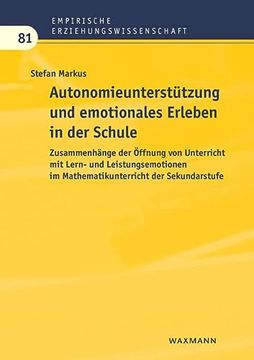 portada Autonomieunterstützung und Emotionales Erleben in der Schule (en Alemán)