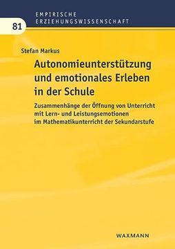 portada Autonomieunterstützung und Emotionales Erleben in der Schule (in German)