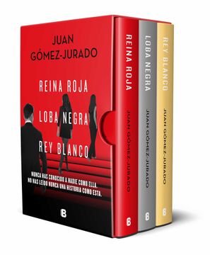 portada Trilogía Reina Roja (Edición Pack Con: Reina Roja | Loba Negra | rey Blanco) (la Trama) (in Spanish)