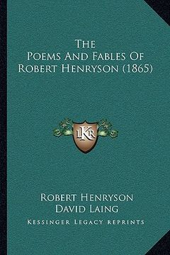portada the poems and fables of robert henryson (1865)