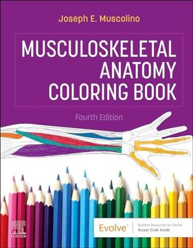 portada Musculoskeletal Anatomy Coloring Book 