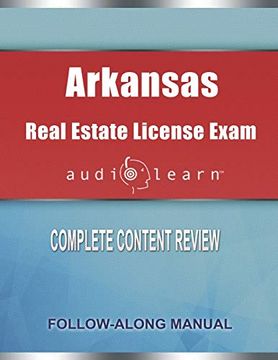 portada Arkansas Real Estate License Exam Audiolearn: Complete Audio Review for the Real Estate License Examination in Arkansas! 