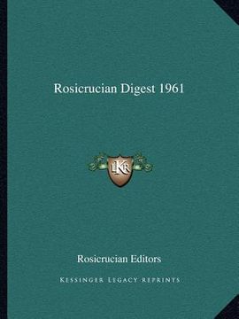 portada rosicrucian digest 1961 (en Inglés)