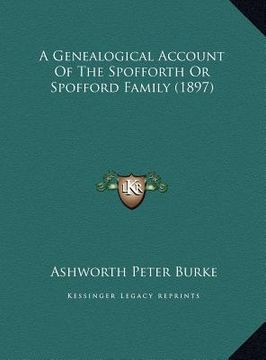 portada a genealogical account of the spofforth or spofford family (1897)