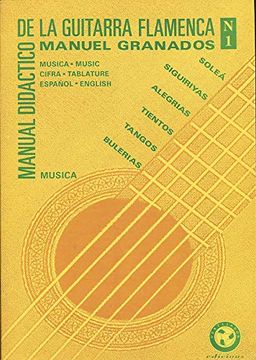 portada Manual Didactico de la Guitarra Flamenca Vol. 1 (+Cd Rom)
