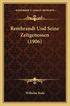 portada Rembrandt Und Seine Zeitgenossen (1906) (en Alemán)