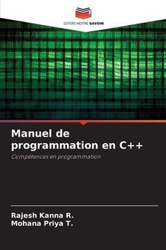 portada Manuel de programmation en C++ (en Francés)