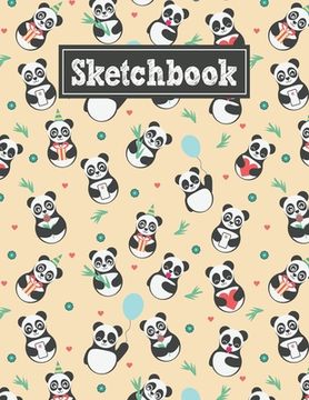 portada Sketchbook: 8.5 x 11 Notebook for Creative Drawing and Sketching Activities with Unique Panda Themed Cover Design (en Inglés)