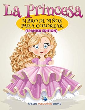 portada La Princesa Libro de Niños Para Colorear