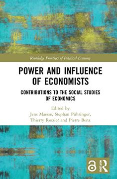 portada Power and Influence of Economists (Routledge Frontiers of Political Economy) (en Inglés)