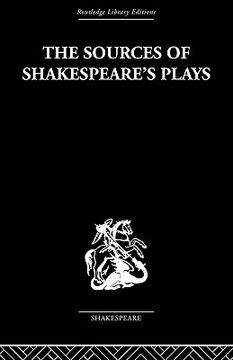 portada the sources of shakespeare's plays (en Inglés)