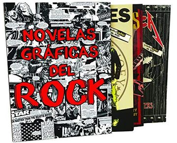portada Novelas Gráficas del Rock (Estuche 3 Vol. ) (Música)