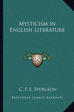 portada mysticism in english literature (en Inglés)