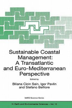 portada sustainable coastal management: a transatlantic and euro-mediterranean perspective (en Inglés)