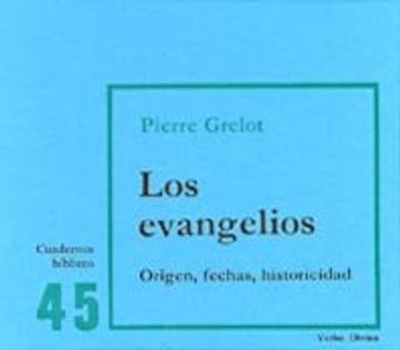 portada Los evangelios: Cuaderno Bíblico 45 (Cuadernos Bíblicos) (in Spanish)
