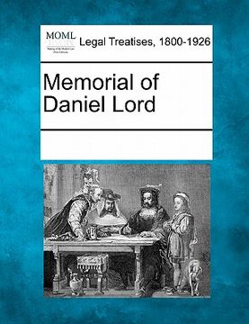 portada memorial of daniel lord (en Inglés)